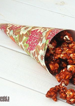 Una foto de Palomitas con caramelo salado