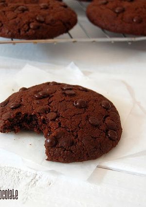 Una foto de Supercookies de chocolate