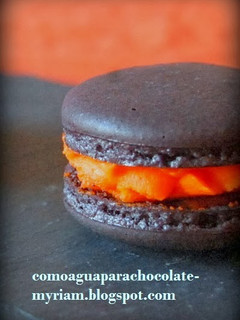 Una foto de Macarons de Halloween