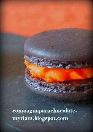 Una foto de Macarons de Halloween