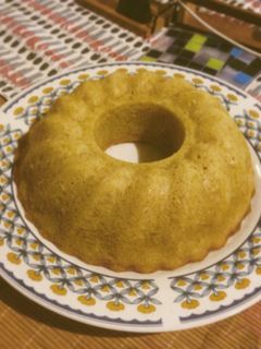 Una foto de Torta de pera y canela