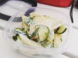 Ensalada de pera y pepino