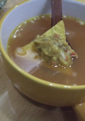 A picture of Mexican Soup.