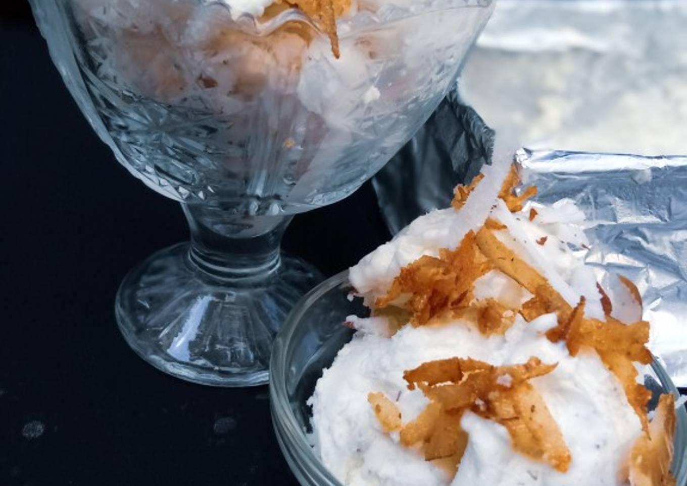 Coconut ice cream