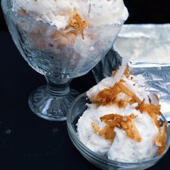 A picture of Coconut ice cream.