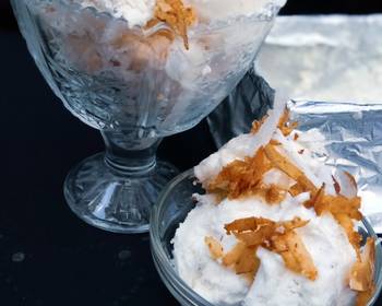 Fast Cooking Methods Coconut ice cream Delicious Nutritious