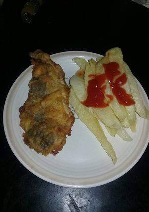 A picture of Fish and chips.