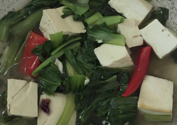 Resep Rebus Sawi Tofu Oleh Revty Amelia Bundaanya Cookpad