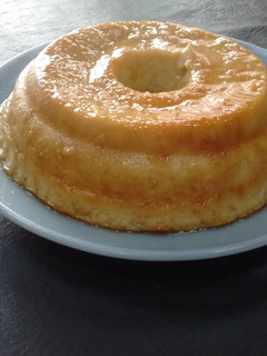 Una foto de Flan casero