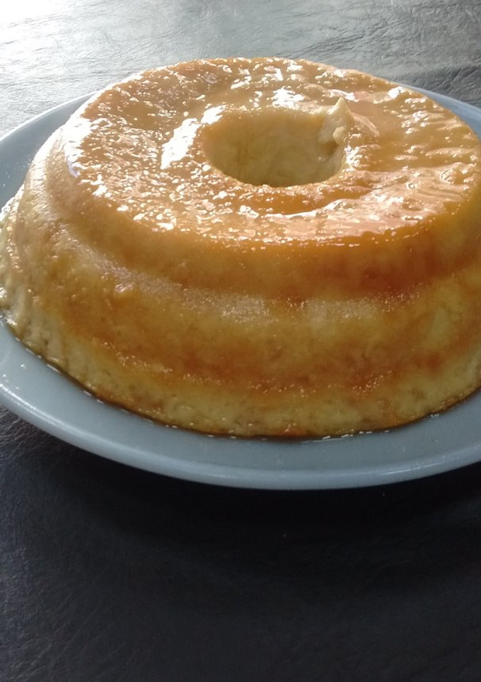 Una foto de Flan casero