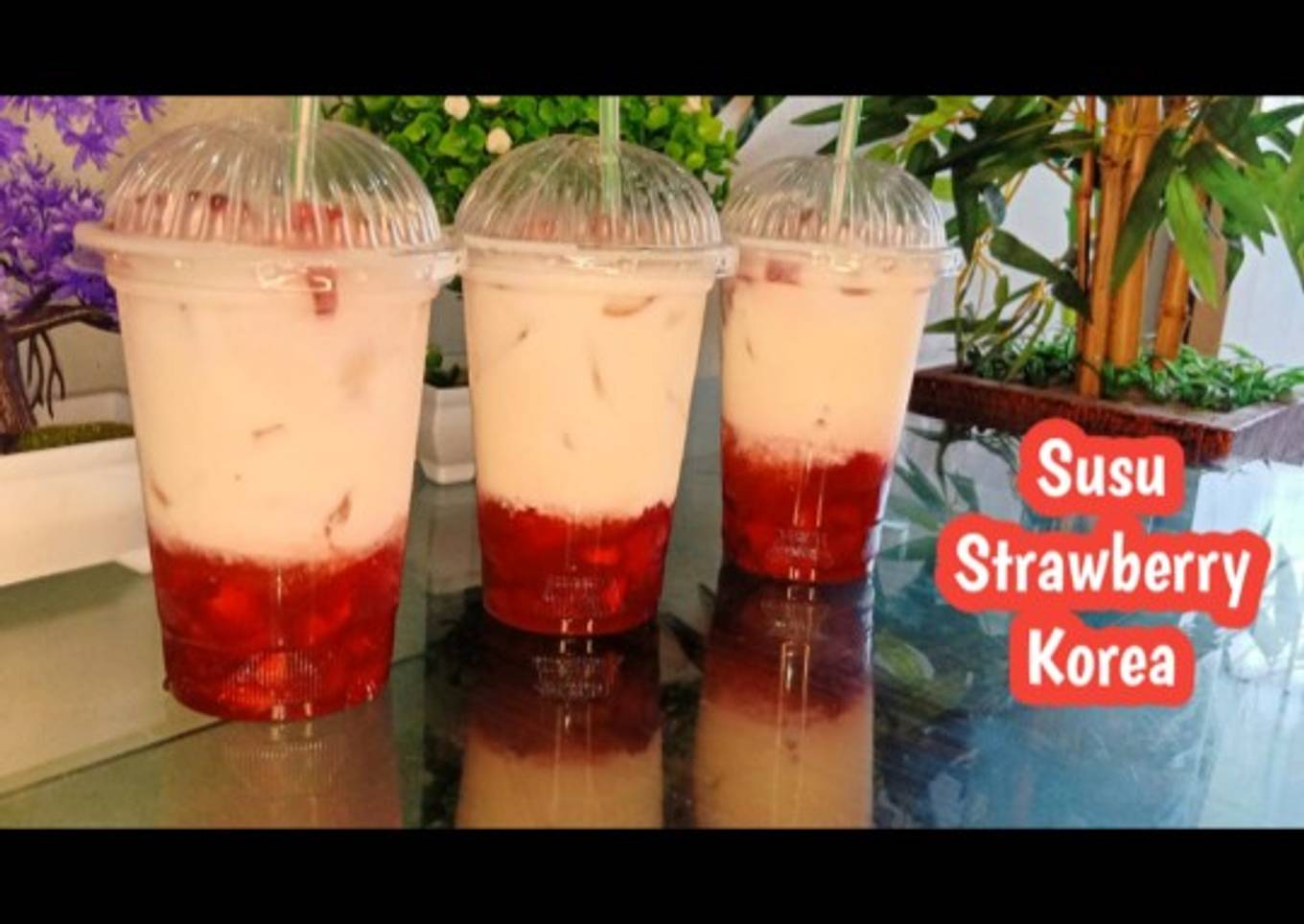 Resep Strawberry Korean Milk