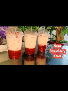 Foto resep Resep Strawberry Korean Milk