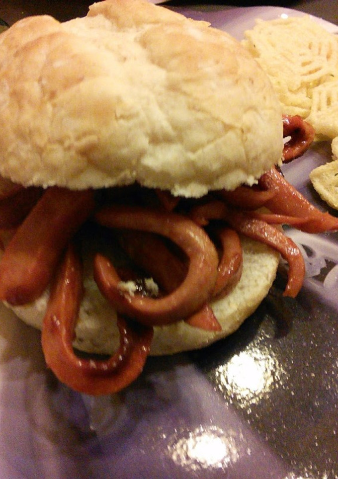Una foto de Bocadillos de gusanos