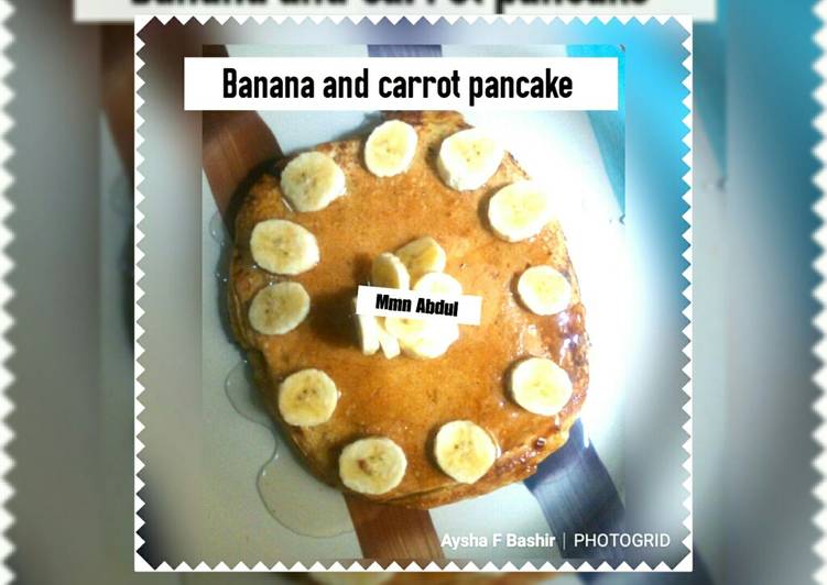 Step-by-Step Guide to Prepare Any-night-of-the-week Carrot and banana pancake