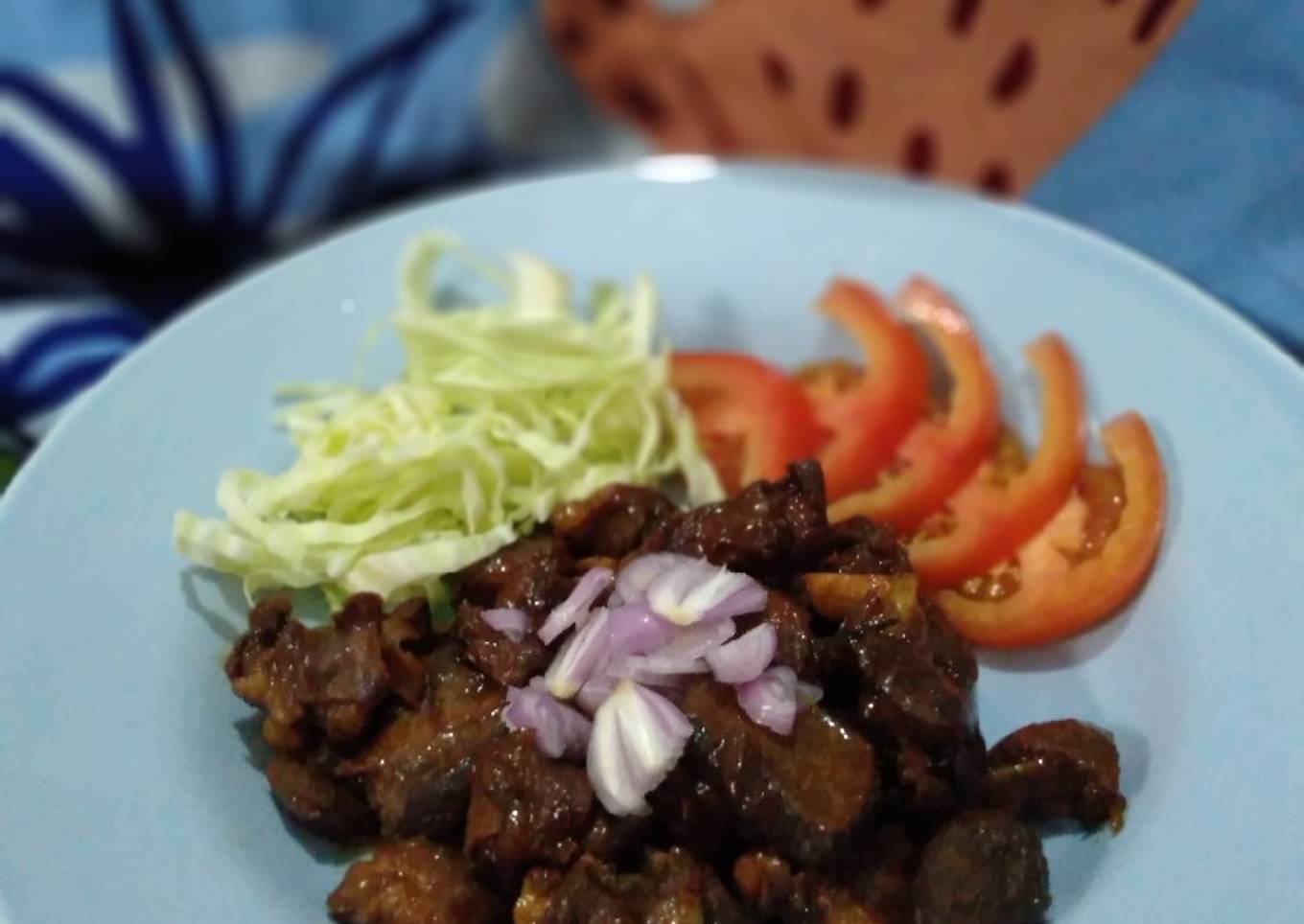 Sate kambing versi goreng