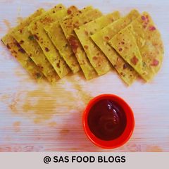 A picture of Paneer Paratha.