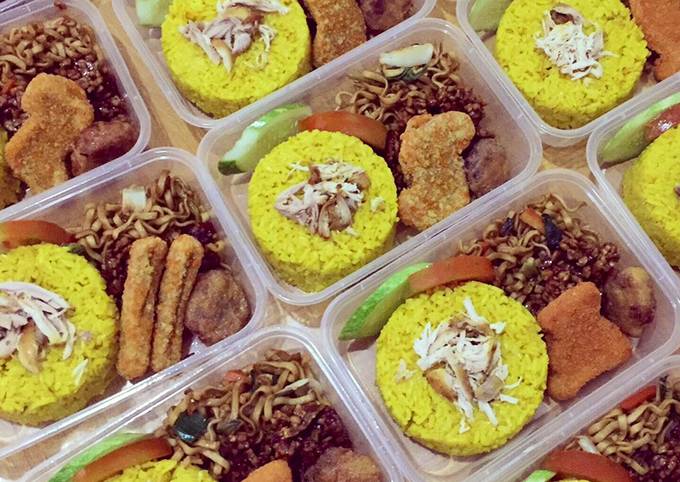  Resep  Tempe Orek Kering pelengkap bento  nasi  kuning   