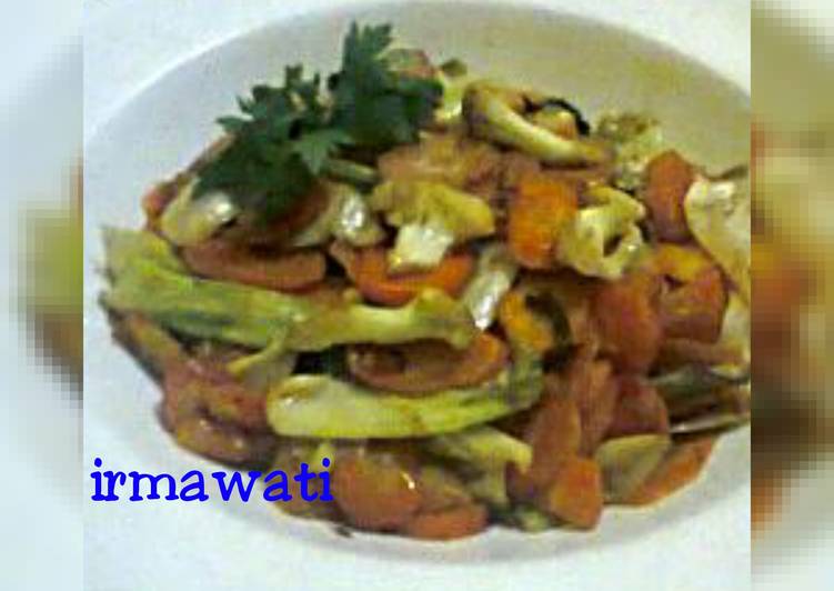 Bumbu meracik Capcay Sayur Goreng, Bikin Ngiler