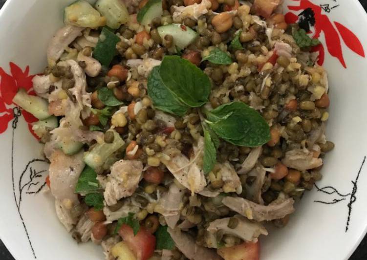 Recipe of Speedy Chickpeas Chicken Salad