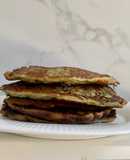 10 minute Savory Zucchini Pancakes #vegetarian #paleo #low carb #grain-free #gluten-free