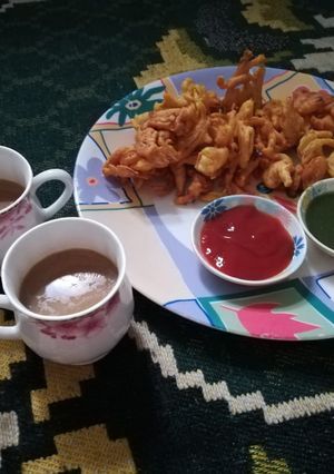 A picture of Onion pakode.