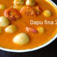Rendang udang + telor puyuh / kuah rendang / rendang padang