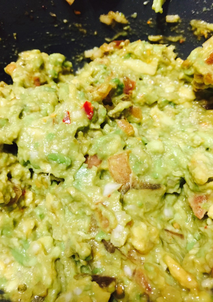 Una foto de Guacamole vegano