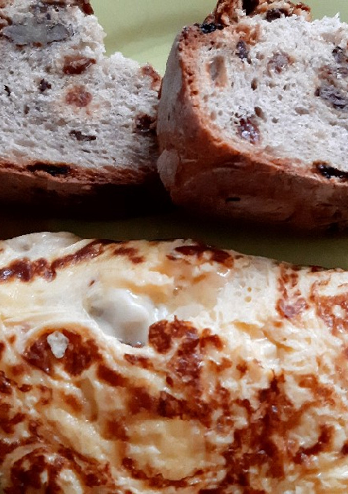 Una foto de Combinando delicias! Omelette piña-espinaca