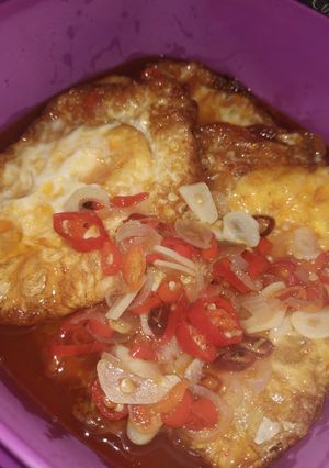 Foto resep Telor ceplok kuah Asam