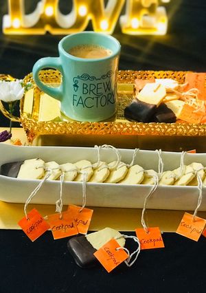 A picture of Cookpad tea bag cookies.