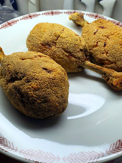 Una foto de Milanesa de patitas de pollo en air fryer