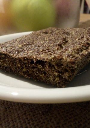 Una foto de Pan de lino en microondas