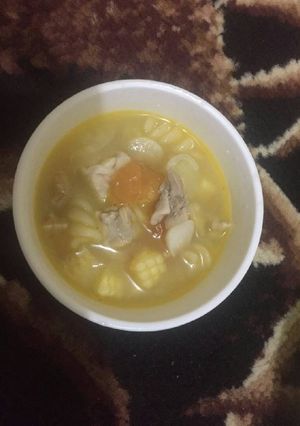 Foto resep Sop ayam fusilli 12m