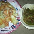 Golden yam and pepper soup