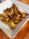 Alcachofas fritas en freidora de aire Cosori