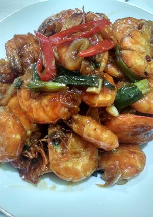 Foto resep Udang goreng saus mentega madu