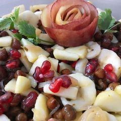 Mix fruit chana chaat with imli sauce🤗 A picture of Mix fruit chana chaat with imli sauce🤗.