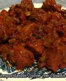Carne de res con nopales y Chile colorado🌺