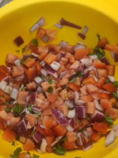 Una foto de Pico de gallo