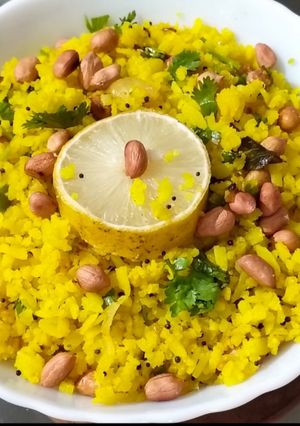 A picture of Kanda Poha.