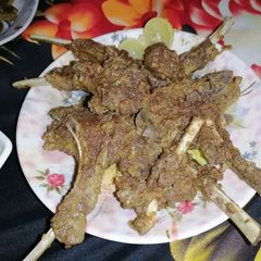 A picture of Dry Lamb chops.