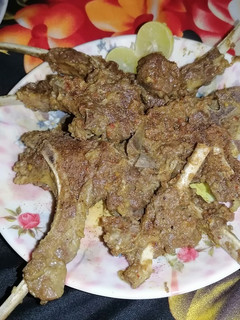 A picture of Dry Lamb chops.