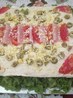 Una foto de Torta fría o sandwichón