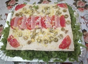 Una foto de Torta fría o sandwichón