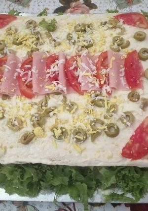 Una foto de Torta fría o sandwichón