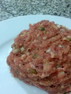 Una foto de Steak tartar a mi manera