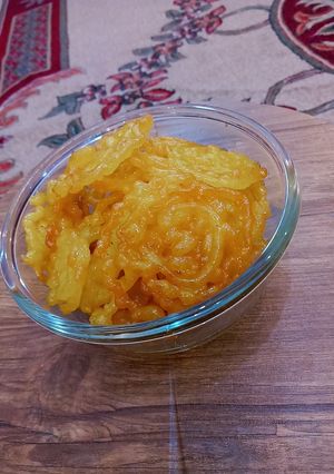 عکسی از دستور زولبیا خوشمزه😋