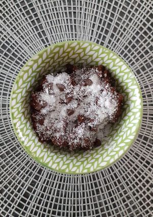Une photo de Porridge au Chocolat et Noix de Coco / Healthy