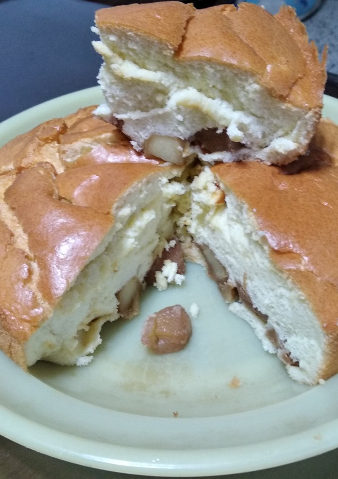 氣炸鍋-蘋果戚風蛋糕 的食譜成品照片