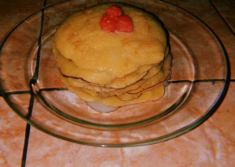 Pancake Teflon Simple (No Mixer)